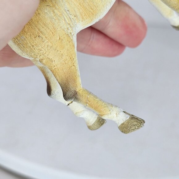 Vintage Ceramic Goat Figurine Hand Painted Nativity *AS IS Multiple Repairs* - Picture 11 of 12